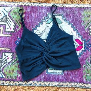 free people black butterfly tank